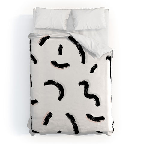 Kelly Haines Paint Confetti Duvet Cover