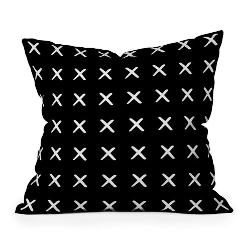 Kelly Haines X Pattern Outdoor Throw Pillow
