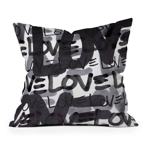 Kent Youngstrom big love Throw Pillow
