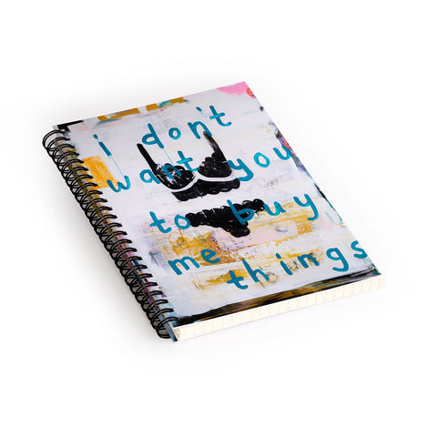 Kent Youngstrom buy me things Spiral Notebook