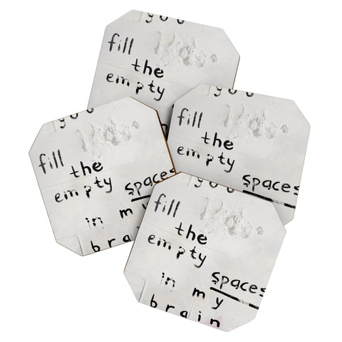 Kent Youngstrom empty spaces Coaster Set