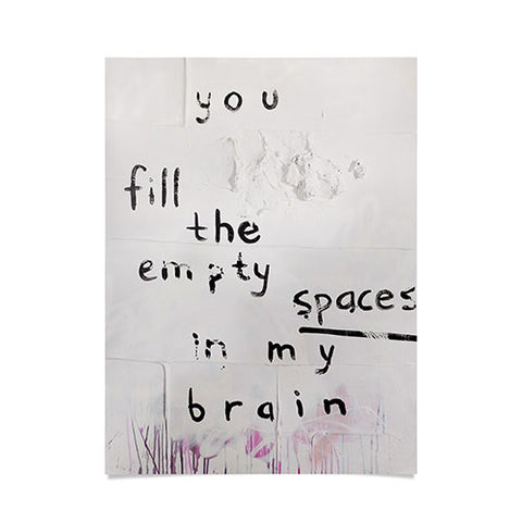 Kent Youngstrom empty spaces Poster