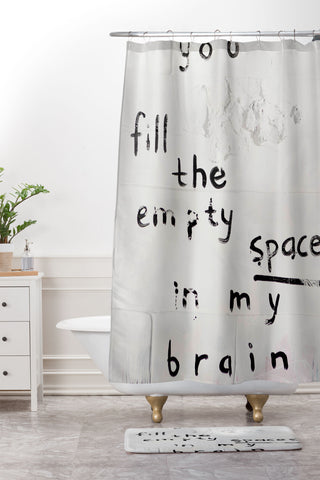 Kent Youngstrom empty spaces Shower Curtain And Mat