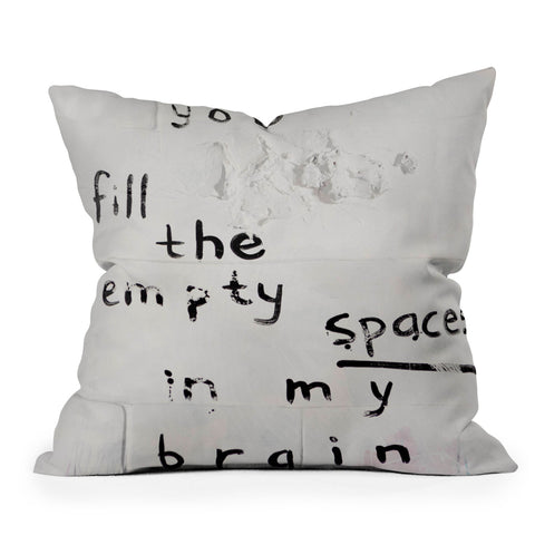 Kent Youngstrom empty spaces Throw Pillow