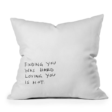 Kent Youngstrom finding you Outdoor Throw Pillow