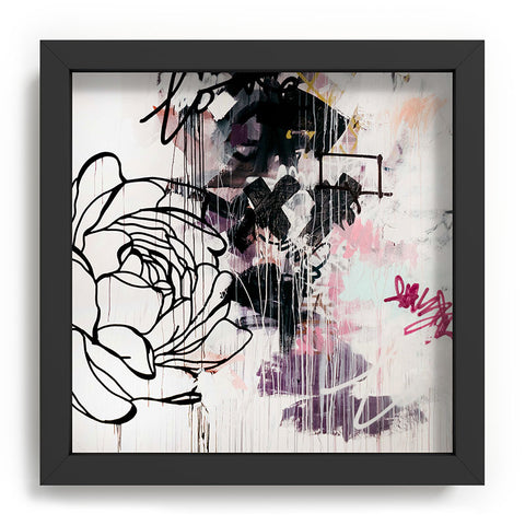 Kent Youngstrom graffiti flower Recessed Framing Square