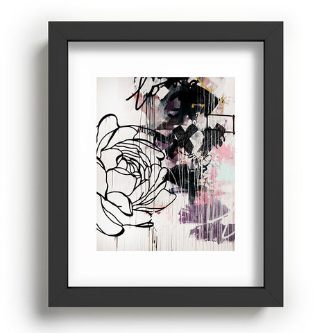 Kent Youngstrom graffiti flower Recessed Framing Rectangle