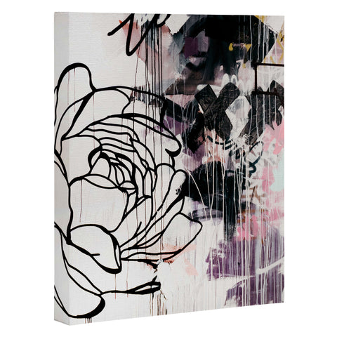 Kent Youngstrom graffiti flower Art Canvas