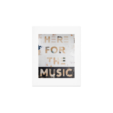 Kent Youngstrom here for the music Art Print