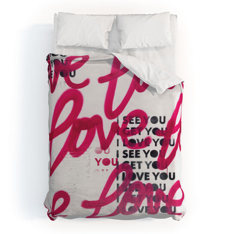 Kent Youngstrom i see you love Duvet Cover