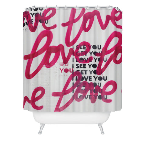 Kent Youngstrom i see you love Shower Curtain