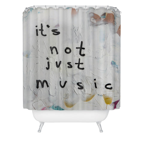 Kent Youngstrom its not just music Shower Curtain