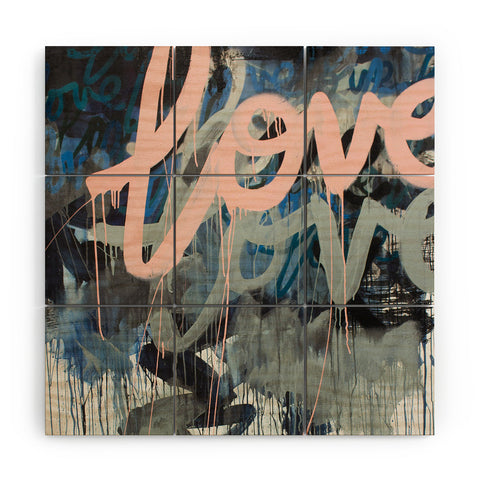Kent Youngstrom love love love Wood Wall Mural