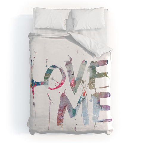 Kent Youngstrom Love Me Two Duvet Cover