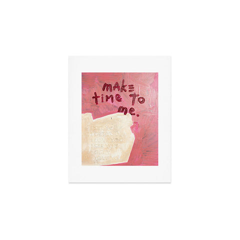 Kent Youngstrom make time to me Art Print
