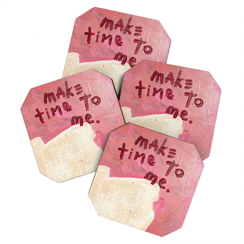 Kent Youngstrom make time to me Coaster Set