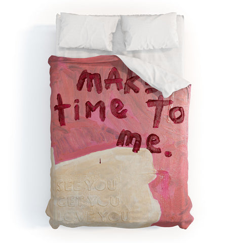 Kent Youngstrom make time to me Duvet Cover