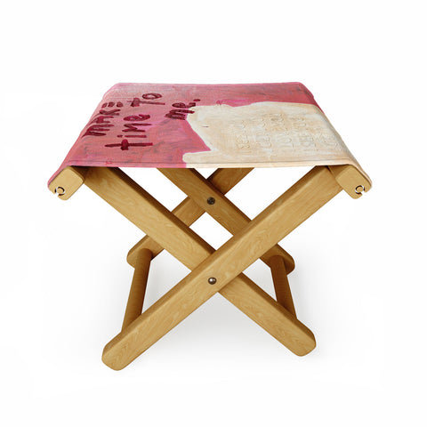 Kent Youngstrom make time to me Folding Stool