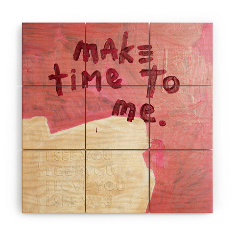 Kent Youngstrom make time to me Wood Wall Mural