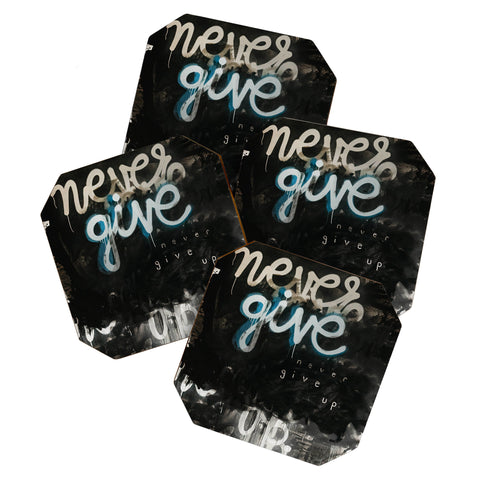 Kent Youngstrom never give up Coaster Set