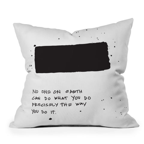 Kent Youngstrom precisely no one Outdoor Throw Pillow