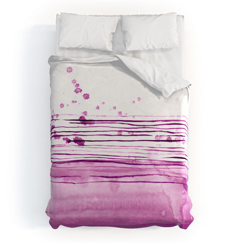 Kent Youngstrom purple for the win Duvet Cover