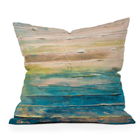 Kent Youngstrom spring blues Outdoor Throw Pillow
