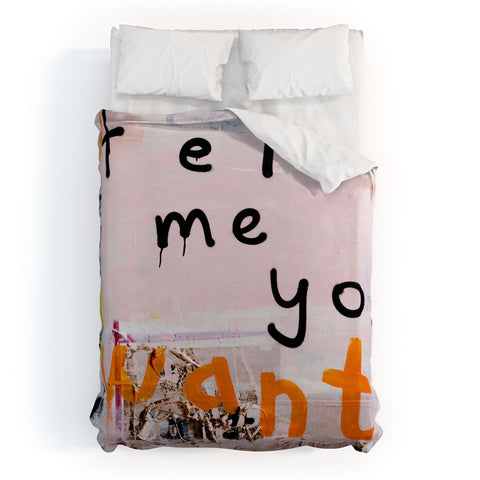 Kent Youngstrom tell me you want me Duvet Cover