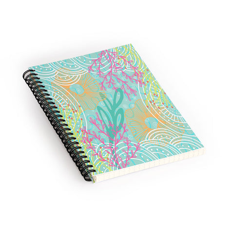Kerrie Satava Ocean Bloom Spiral Notebook