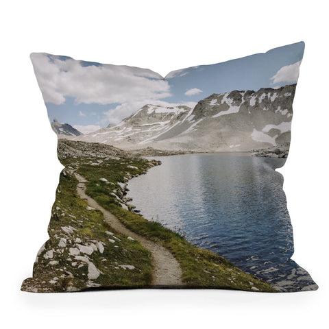 Kevin Russ High Sierra Lake Outdoor Throw Pillow