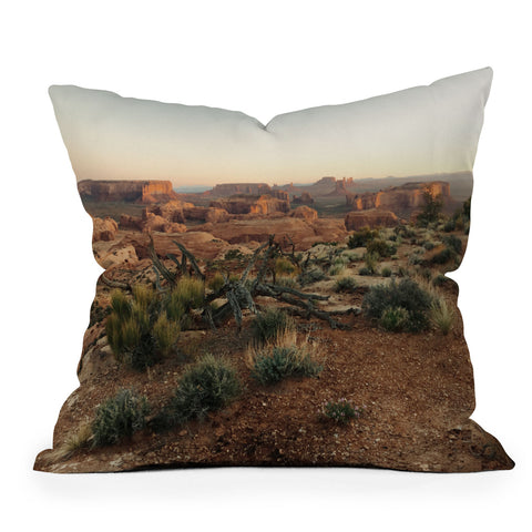 Kevin Russ Monument Valley Morning Outdoor Throw Pillow