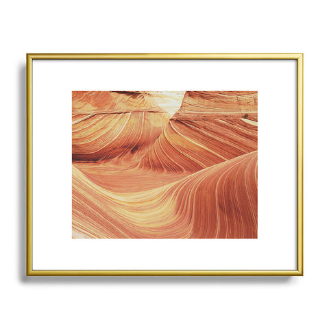 Kevin Russ The Desert Wave Metal Framed Art Print