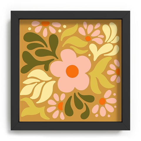 Kira Abstract Florals II Recessed Framing Square