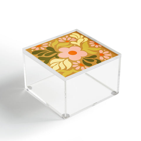 Kira Abstract Florals II Acrylic Box