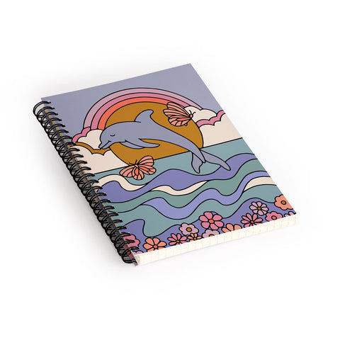 Kira Dolphin Spiral Notebook
