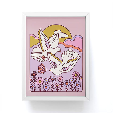 Kira Dove Framed Mini Art Print