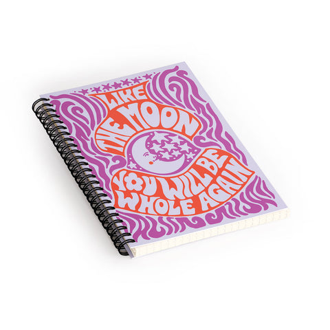Kira Groovy Moon Spiral Notebook