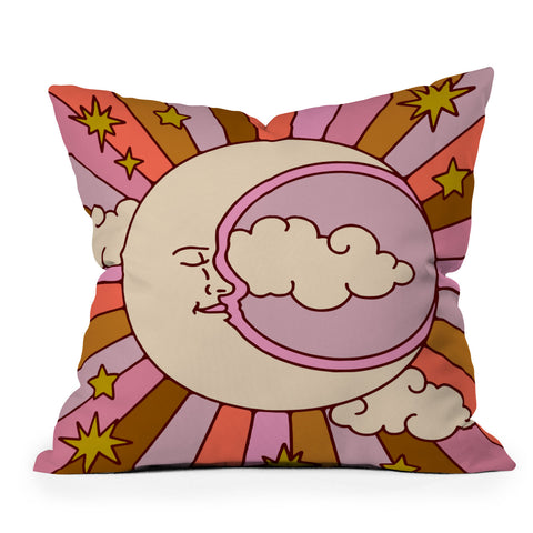 Kira Moonburst Outdoor Throw Pillow