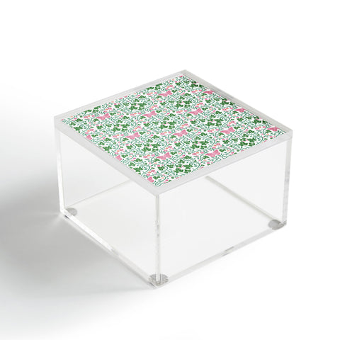 Kira Pink Ivy Acrylic Box