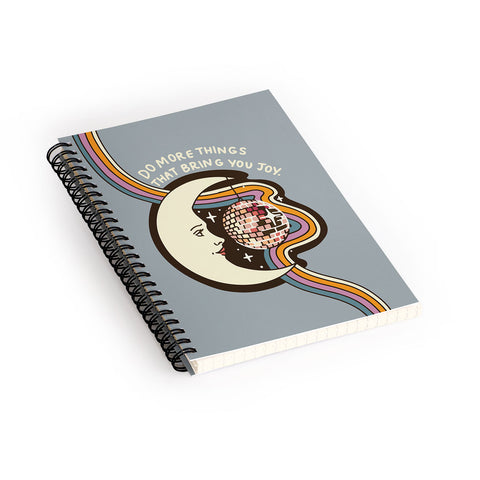 Kira Space Disco Spiral Notebook