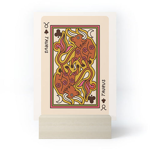 Kira Taurus Playing Card Mini Art Print