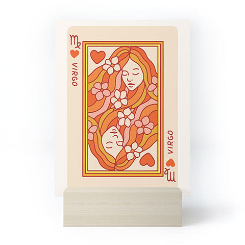 Kira Virgo Playing Card Mini Art Print