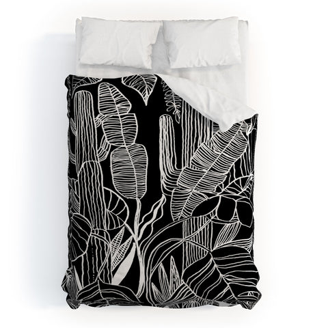 Kris Tate HOME IS WHERE MY PLANTS ARE Duvet Cover
