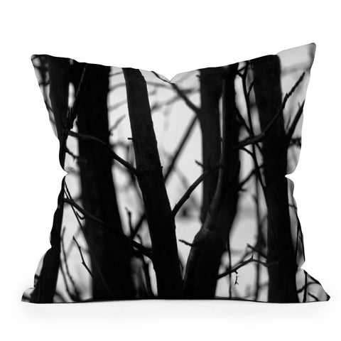 Krista Glavich Deep Dark Woods Outdoor Throw Pillow