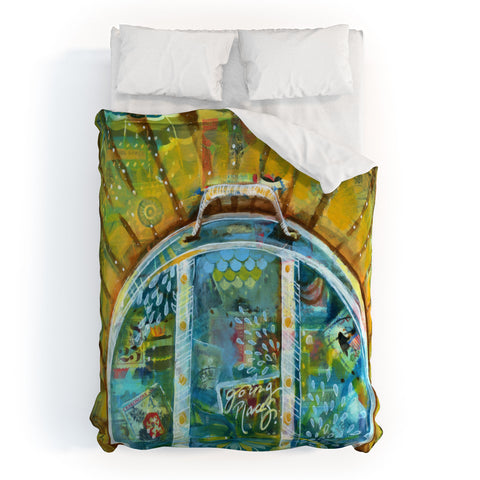 Land Of Lulu Going Places Duvet Cover