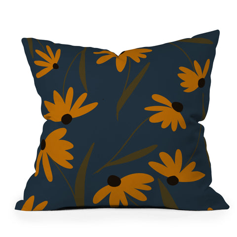 Lane and Lucia Autumn Floral Pattern Outdoor Throw Pillow