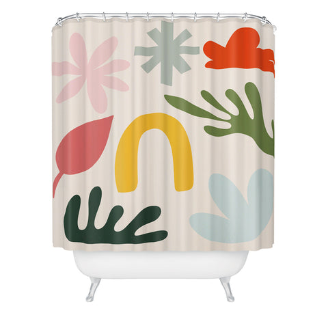 Lane and Lucia Collection of Happy Things Shower Curtain