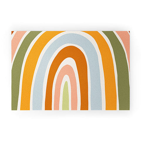 Lane and Lucia Late Summer Rainbow Welcome Mat