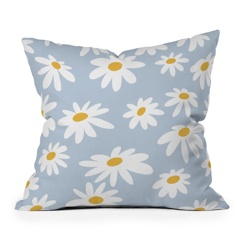 Lane and Lucia Lazy Daisies Outdoor Throw Pillow