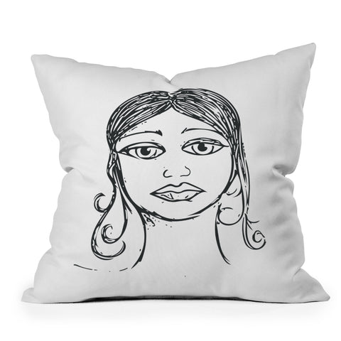 Lara Kulpa Braver Than You Believe Outdoor Throw Pillow